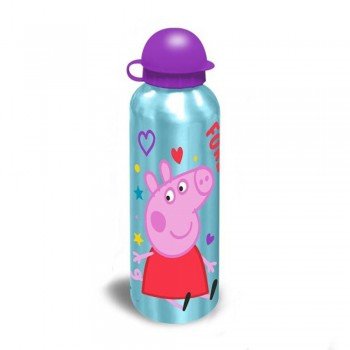 Peppa malac Hearts alumínium kulacs 500 ml Peppa malac Hearts alumínium kulacs 500 ml