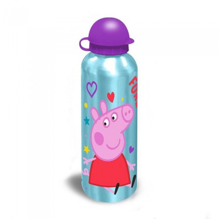 Peppa malac Hearts alumínium kulacs 500 ml