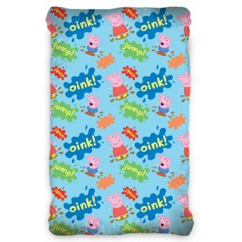 Peppa malac Jump gumis lepedő 90*200 cm Peppa malac Jump gumis lepedő 90*200 cm
