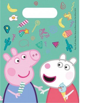 Peppa Pig Messy Play, Peppa malac Ajándéktasak 6 db-os Peppa Pig Messy Play, Peppa malac Ajándéktasak 6 db-os