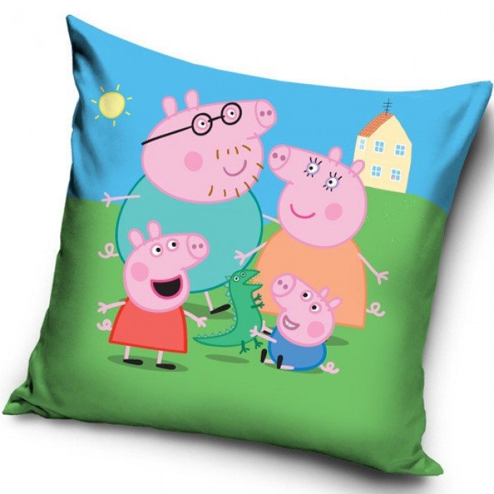 Peppa malac párna, díszpárna 40*40 cm Peppa malac párna, díszpárna 40*40 cm