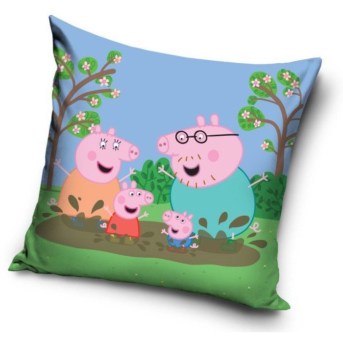 Peppa malac párna, díszpárna 40*40 cm Peppa malac párna, díszpárna 40*40 cm