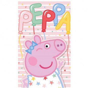 Peppa malac Party kéztörlő, arctörlő, törölköző 30x50 cm Peppa malac Party kéztörlő, arctörlő, törölköző 30x50 cm