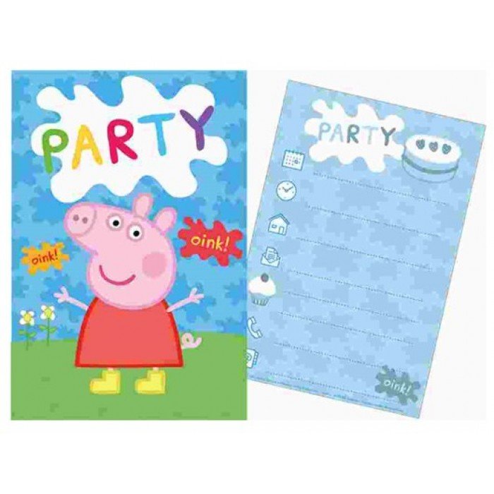 Peppa malac Party Meghívó