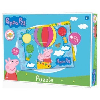Peppa malac puzzle 24 db-os Peppa malac puzzle 24 db-os