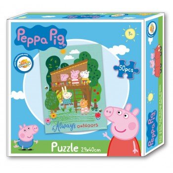Peppa malac puzzle 50 db-os Peppa malac puzzle 50 db-os