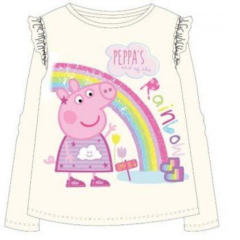 Peppa malac Rainbow gyerek hosszú póló, felső 110 cm Peppa malac Rainbow gyerek hosszú póló, felső 110 cm