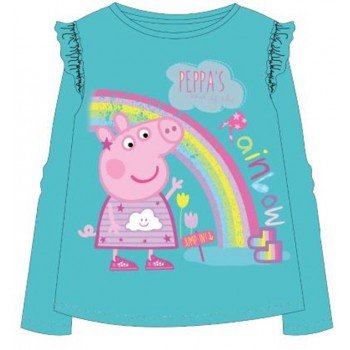 Peppa malac Rainbow gyerek hosszú póló, felső 110 cm Peppa malac Rainbow gyerek hosszú póló, felső 110 cm