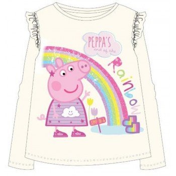 Peppa malac Rainbow gyerek hosszú póló, felső 116 cm Peppa malac Rainbow gyerek hosszú póló, felső 116 cm
