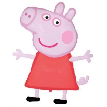 Peppa Pig, Peppa malac fólia lufi 61 cm (WP) Peppa Pig, Peppa malac fólia lufi 61 cm (WP)