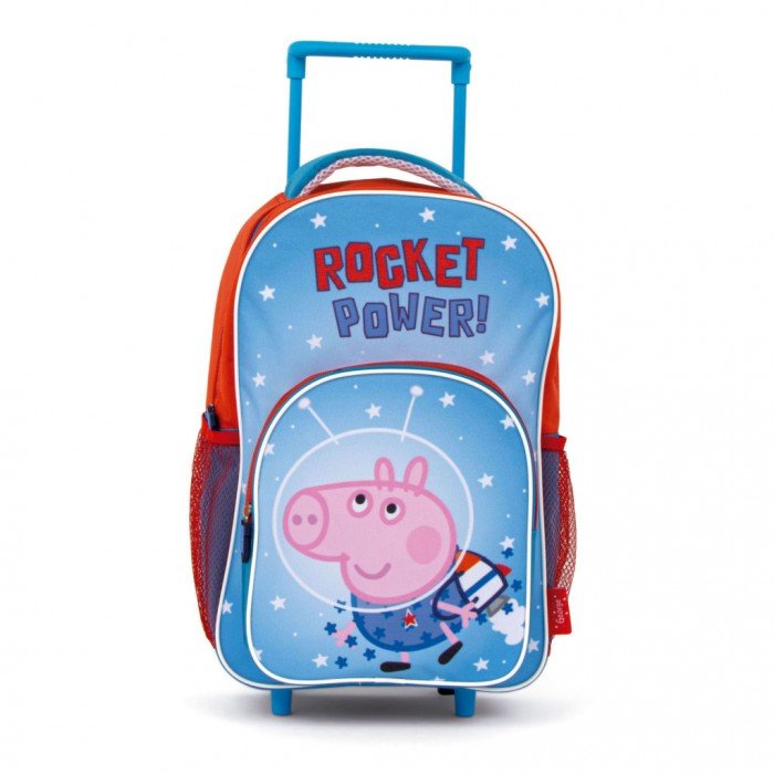 Peppa malac Rocket gurulós ovis hátizsák, táska 36 cm