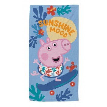 Peppa malac Skateboard fürdőlepedő, strand törölköző 70x140cm (Fast Dry) Peppa malac Skateboard fürdőlepedő, strand törölköző 70x140cm (Fast Dry)