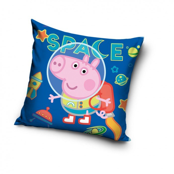 Peppa malac Space párnahuzat 40x40 cm Peppa malac Space párnahuzat 40x40 cm