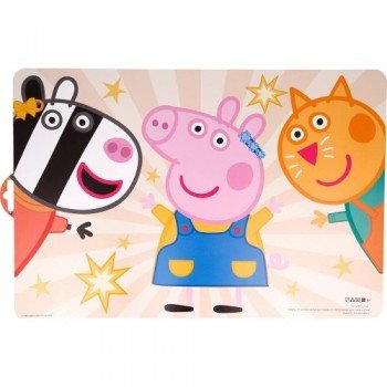 Peppa malac Star tányéralátét 43x28 cm Peppa malac Star tányéralátét 43x28 cm
