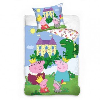 Peppa malac Storyteller ágyneműhuzat 140×200cm, 70×90 cm Peppa malac Storyteller ágyneműhuzat 140×200cm, 70×90 cm