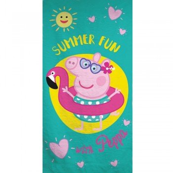 Peppa malac Summer fürdőlepedő, strand törölköző 70x140cm (Fast Dry) Peppa malac Summer fürdőlepedő, strand törölköző 70x140cm (Fast Dry)