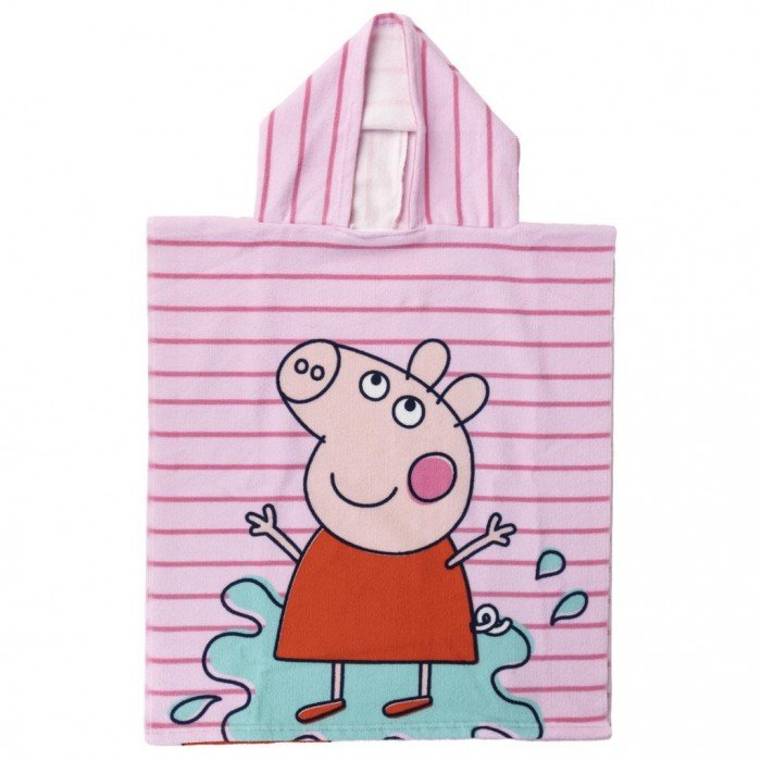 Peppa malac Sunny Day strand törölköző poncsó 50 x 115 cm Peppa malac Sunny Day strand törölköző poncsó 50 x 115 cm