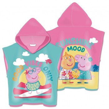 Peppa malac Sunshine strand törölköző poncsó 55x110cm (Fast Dry) Peppa malac Sunshine strand törölköző poncsó 55x110cm (Fast Dry)