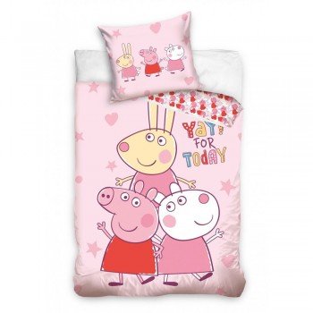 Peppa malac Today gyerek ágyneműhuzat 100×135cm, 40×60 cm Peppa malac Today gyerek ágyneműhuzat 100×135cm, 40×60 cm