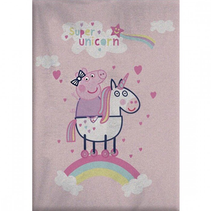 Peppa malac Unicorn polár takaró 100x140cm