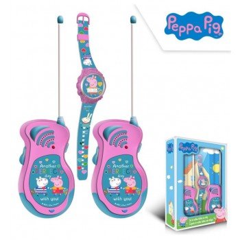 Peppa malac Walkie Talkie + digitális karóra szett Peppa malac Walkie Talkie + digitális karóra szett