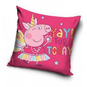 Peppa malac Yay párna, díszpárna 40x40 cm Peppa malac Yay párna, díszpárna 40x40 cm