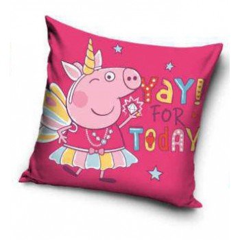 Peppa malac Yay párnahuzat 40x40 cm Peppa malac Yay párnahuzat 40x40 cm