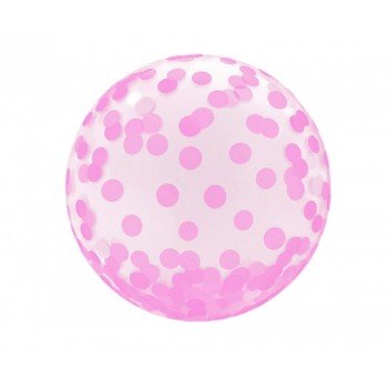 Pink Dots Aqua gömb fólia lufi 46 cm Pink Dots Aqua gömb fólia lufi 46 cm