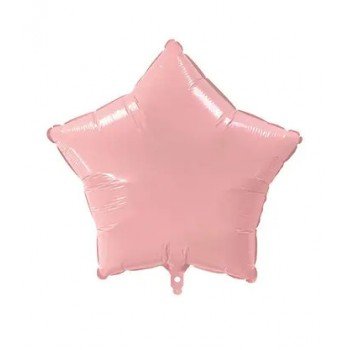 Pink Pastel Star, Rózsaszín csillag fólia lufi 46 cm Pink Pastel Star, Rózsaszín csillag fólia lufi 46 cm