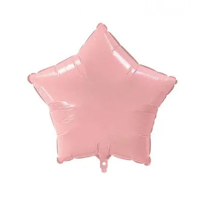 Pink Pastel Star, Rózsaszín csillag fólia lufi 46 cm Pink Pastel Star, Rózsaszín csillag fólia lufi 46 cm