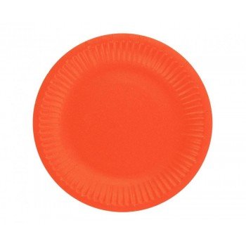 Solid Red, Piros papírtányér 6 db-os 18 cm Solid Red, Piros papírtányér 6 db-os 18 cm