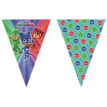 PJ Masks, Pizsihősök zászlófüzér 2,3 m PJ Masks, Pizsihősök zászlófüzér 2,3 m