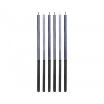 Platinum Blue, Kék tortagyertya, gyertya szett 6 db-os