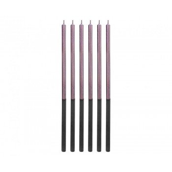 Platinum Lilac, Lila tortagyertya, gyertya szett 6 db-os