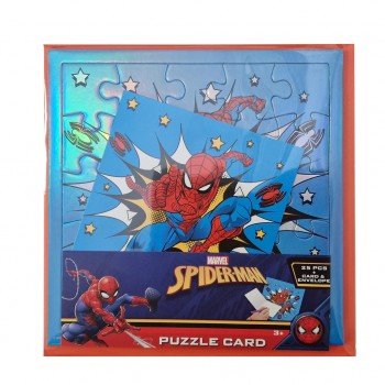 Pókember 25 db-os hologrammos puzzle meghívóval Pókember 25 db-os hologrammos puzzle meghívóval