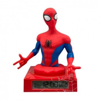 Pókember 3D éjszakai lámpa és ébresztőóra Pókember 3D éjszakai lámpa és ébresztőóra