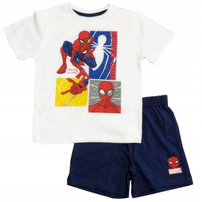 Pókember Spider Web Nights gyerek rövid pizsama 110 cm