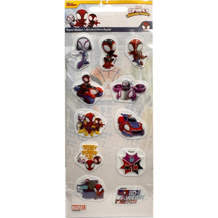 Pókember Spidey bubble matrica Pókember Spidey bubble matrica