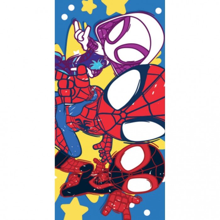 Pókember Spidey fürdőlepedő, strand törölköző 70x140cm Pókember Spidey fürdőlepedő, strand törölköző 70x140cm