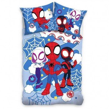 Pókember Spidey Light gyerek ágyneműhuzat 100×135 cm, 40×60 cm Pókember Spidey Light gyerek ágyneműhuzat 100×135 cm, 40×60 cm