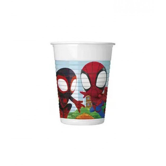 Spidey, Pókember műanyag pohár 8 db-os 200 ml