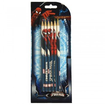 Pókember színes ceruza 6 db-os Pókember színes ceruza 6 db-os