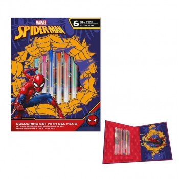 Pókember Web-Slinger notesz + zselés toll szett Pókember Web-Slinger notesz + zselés toll szett