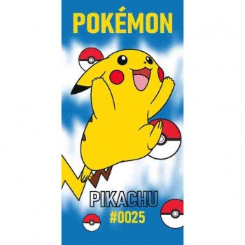 Pokémon 0025 fürdőlepedő, strand törölköző 70x140cm Pokémon 0025 fürdőlepedő, strand törölköző 70x140cm