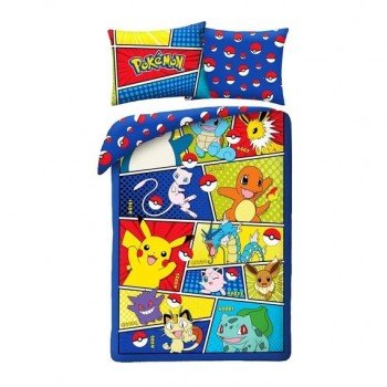 Pokémon ágyneműhuzat 140×200cm, 70×90 cm Pokémon ágyneműhuzat 140×200cm, 70×90 cm