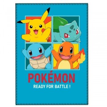 Pokémon Blue polár takaró 100x140 cm Pokémon Blue polár takaró 100x140 cm