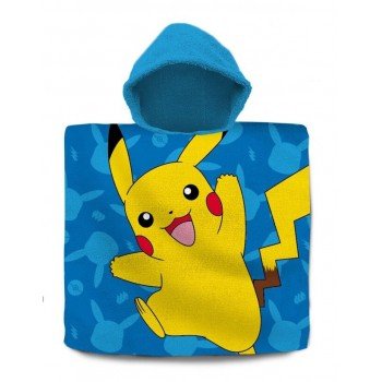 Pokémon strand törölköző poncsó 60x120 cm Pokémon strand törölköző poncsó 60x120 cm