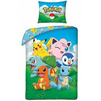 Pokémon First Generation ágyneműhuzat 140×200cm, 70×90 cm Pokémon First Generation ágyneműhuzat 140×200cm, 70×90 cm