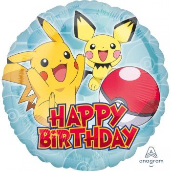 Pokémon fólia lufi 43 cm Pokémon fólia lufi 43 cm