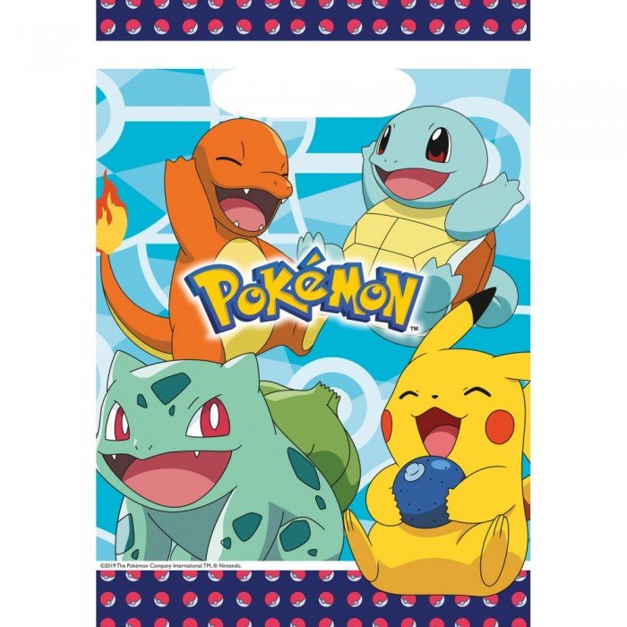 Pokémon ajándéktasak 8 db-os Pokémon ajándéktasak 8 db-os